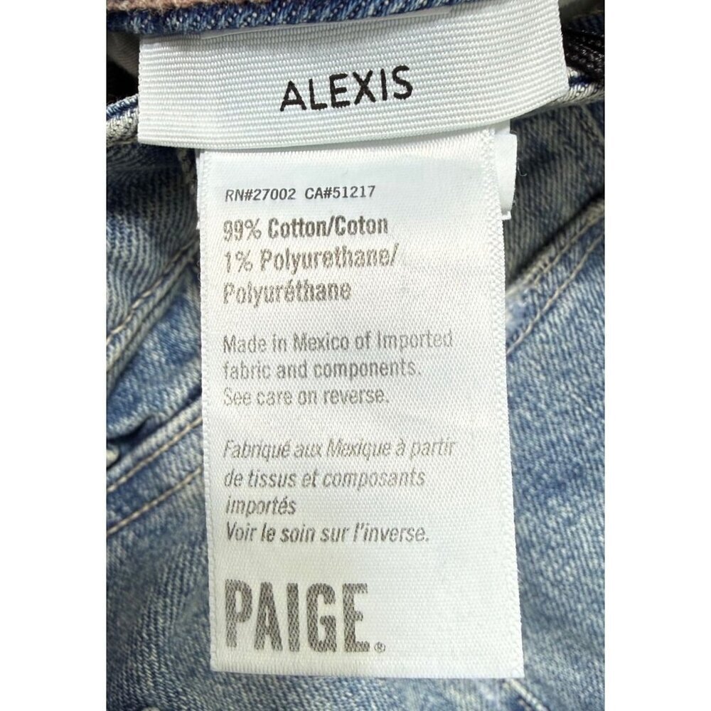 Paige Vintage Womens Alexis High Rise Distressed Ankle Barrel Jeans Sz 30 New - Picture 11 of 14
